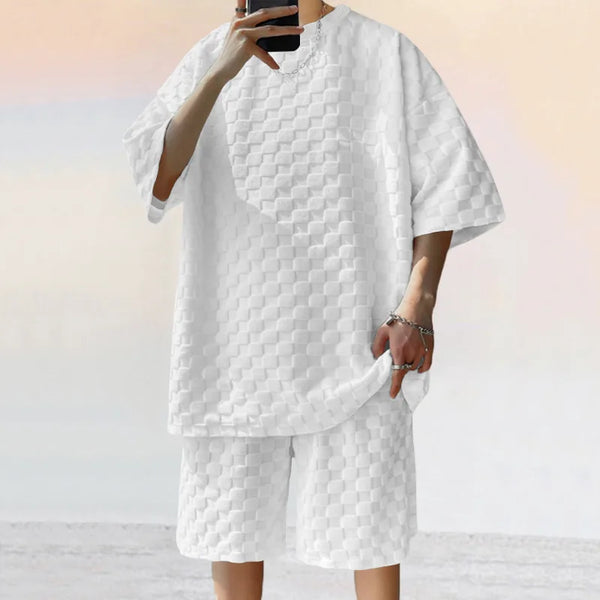 Men Leisure Oversized Two-piece shorts Set - Sexikinis Swim
