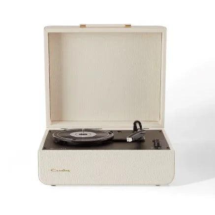 Mercury Portable Turntable - Cream Croc - Gifts for You 'n Me