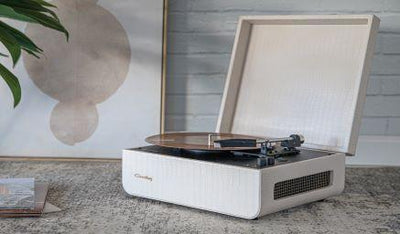 Mercury Portable Turntable - Cream Croc