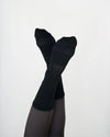 Merino Performance Socks - Black Floral