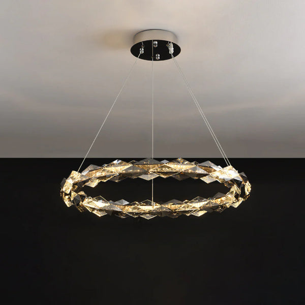 Merrill Round Crystal Chandelier