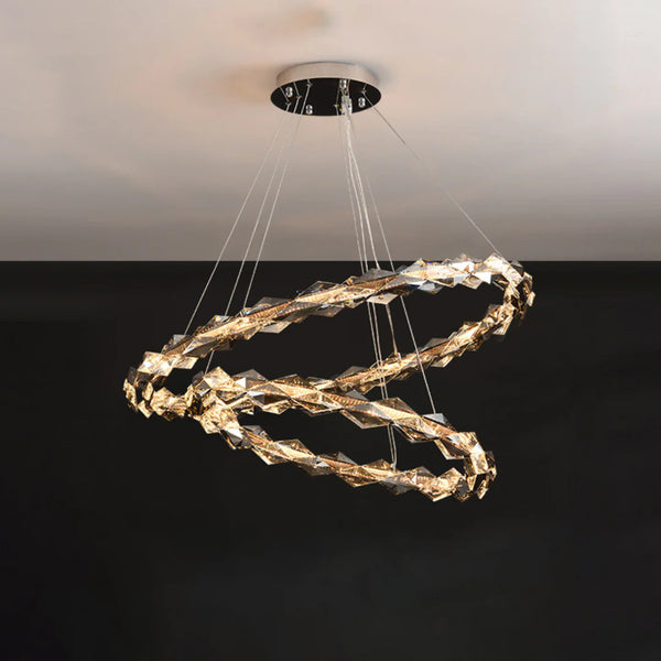 Merrill Round Crystal Chandelier