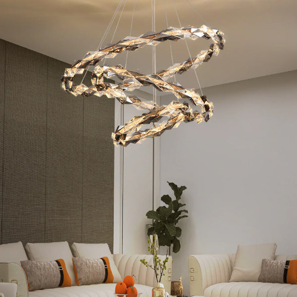 Merrill Round Crystal Chandelier