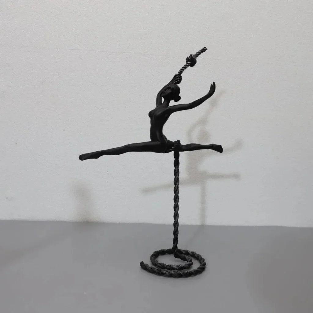 Metal Figure Sculpture Giacometti Style for Your Living Room