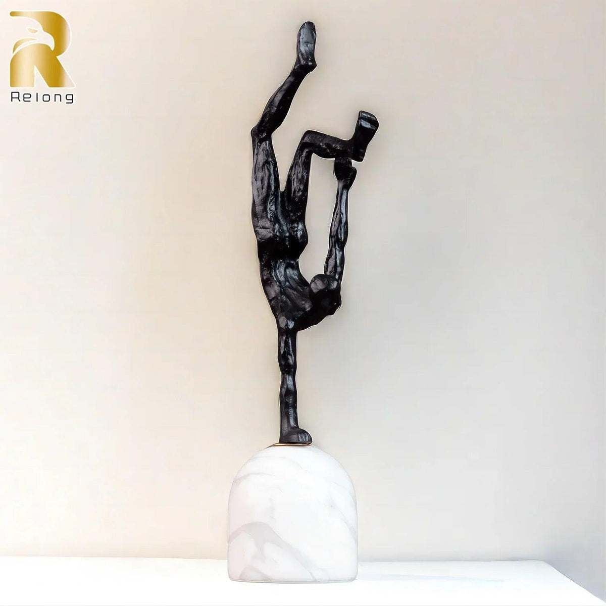 Metal Figurine - Modern Metal Marble Base