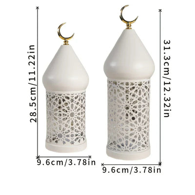 Metal Lantern - Ramadan LED Table Decor