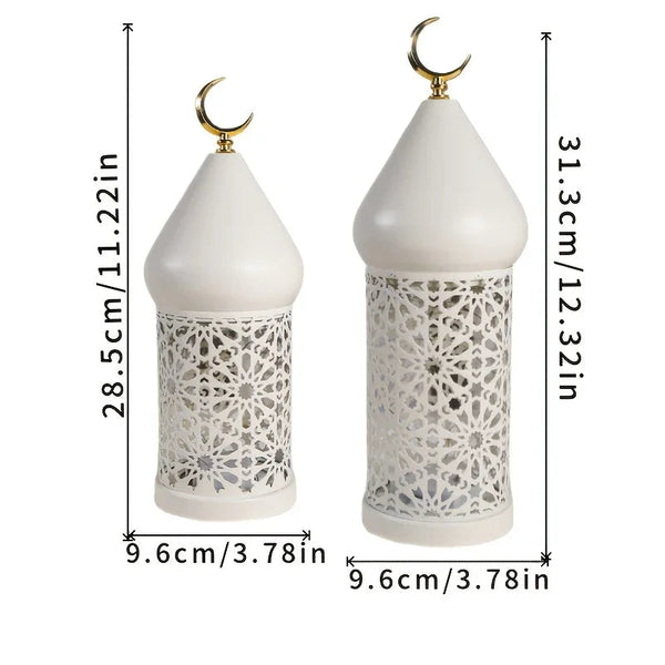Metal Lantern - Ramadan LED Table Decor