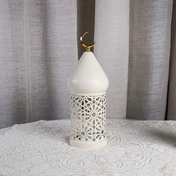 Metal Lantern - Ramadan LED Table Decor