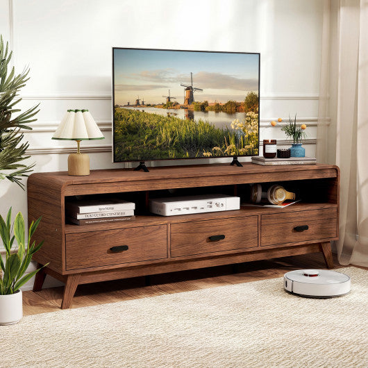 Mid Century Modern TV Stand for TVs up to 70