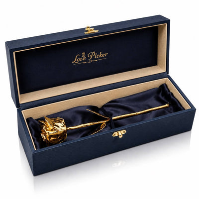 24K Gold Dipped Natural Rose 11.5