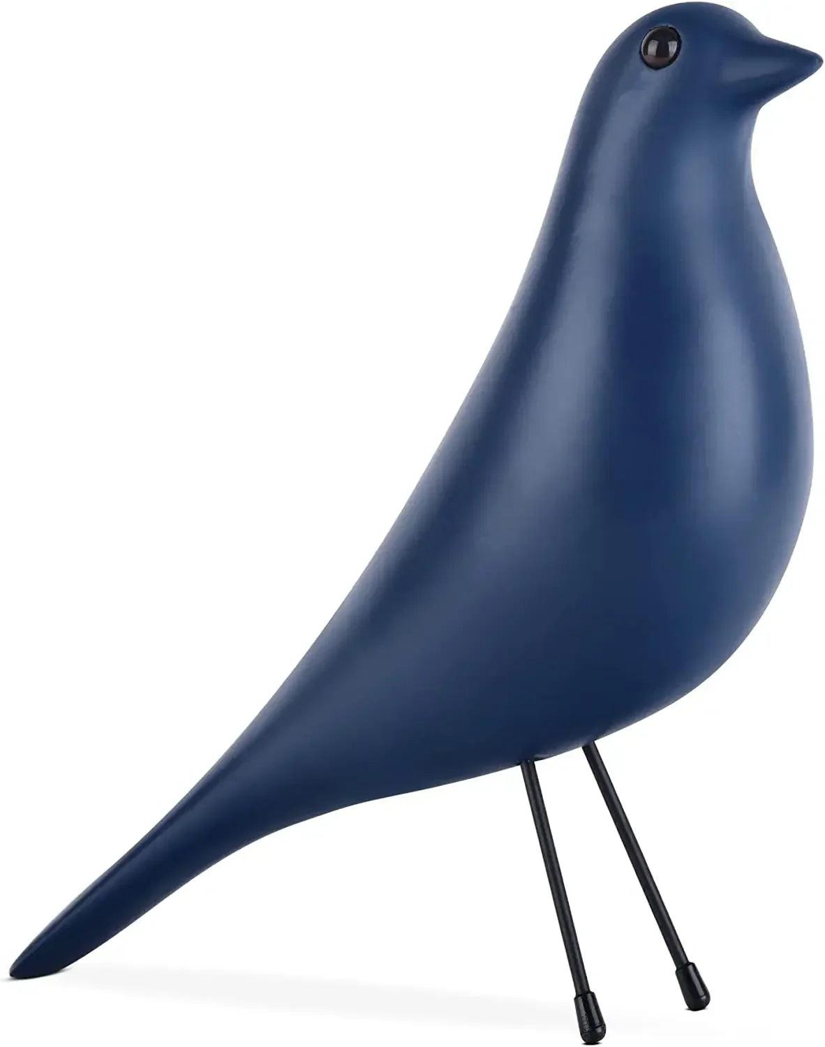 Minimalist Black Bird Figurine Decorative Tabletop Accent