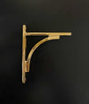 Minimalist Shelf Bracket - Unlacquered Brass Polished