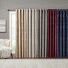 Mirage Knitted Jacquard Damask Total Blackout Grommet Top Curtain Panel by SunSmart