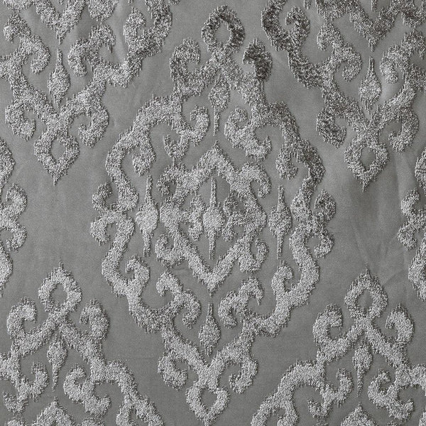 Mirage Knitted Jacquard Damask Total Blackout Grommet Top Curtain Panel by SunSmart - Gifts for You 'n Me