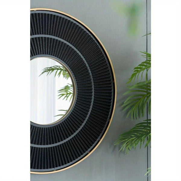 Mirror - Golden Wooden 24 Inch