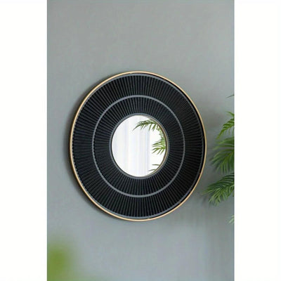 Mirror - Golden Wooden 24 Inch