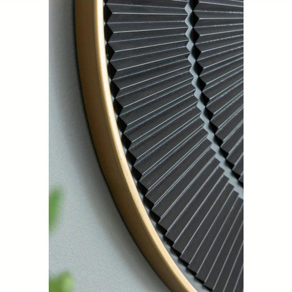 Mirror - Golden Wooden 24 Inch