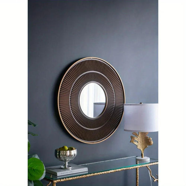 Mirror - Round Wooden