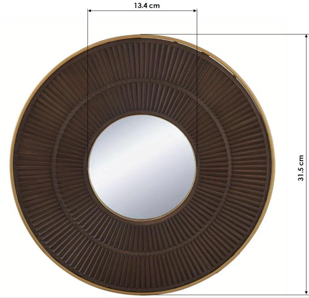 Mirror - Round Wooden