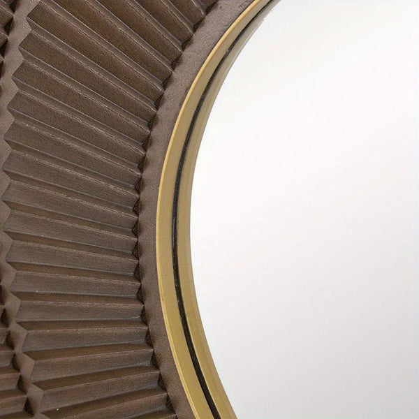 Mirror - Round Wooden