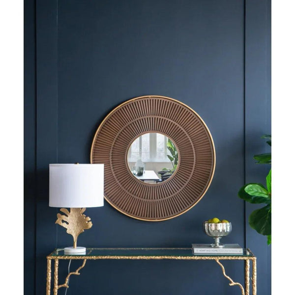 Mirror - Round Wooden