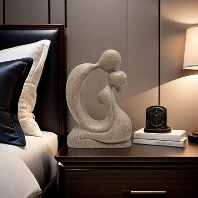 Modern Abstract Family Love Sculpture for Elegant Home Decor