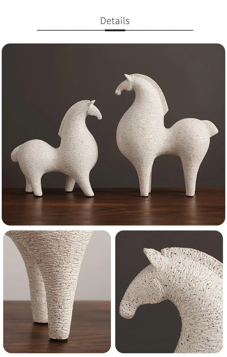 Modern Horse Figurine for Home Decor