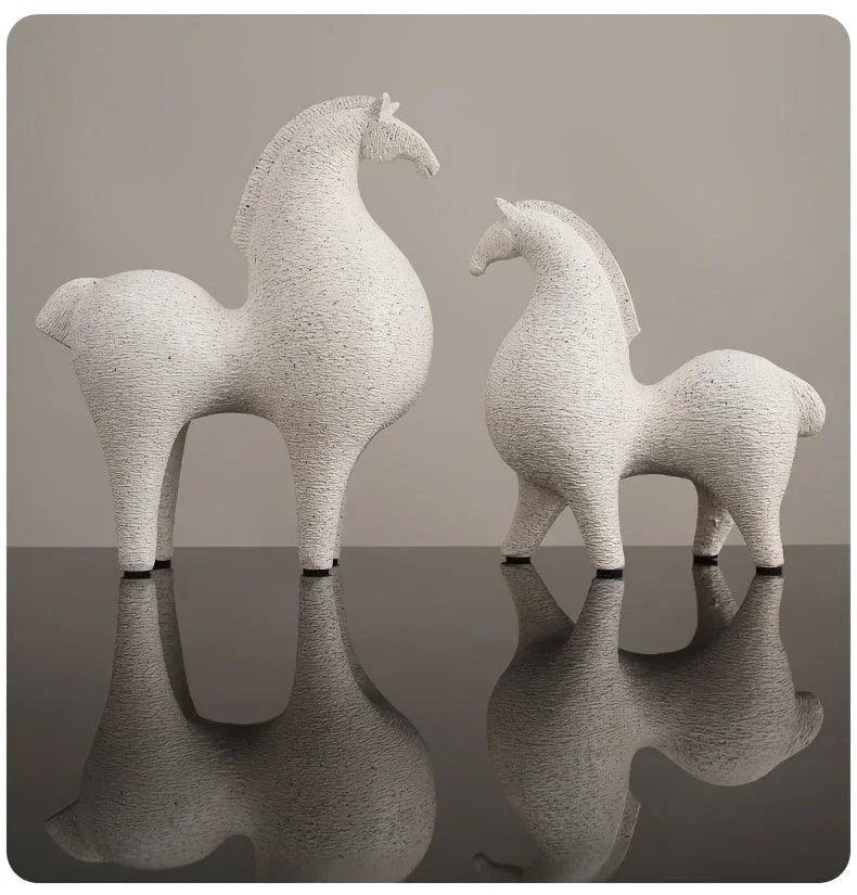 Modern Horse Figurine for Home Decor