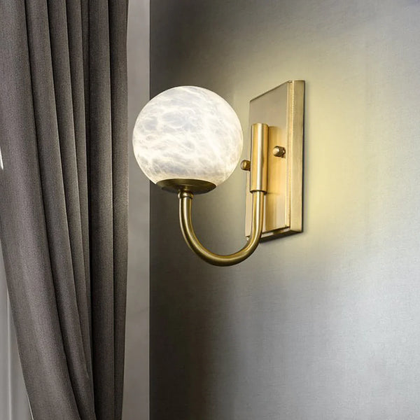 Modern Simple Alabaster Wall Lamp