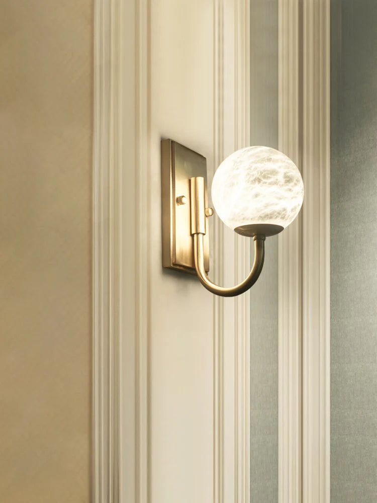 Modern Simple Alabaster Wall Lamp