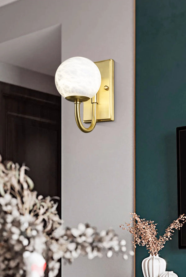 Modern Simple Alabaster Wall Lamp