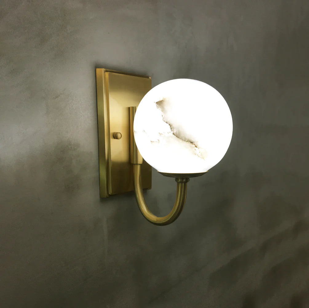Modern Simple Alabaster Wall Lamp