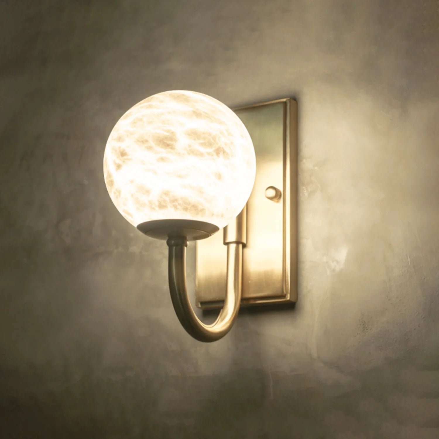 Modern Simple Alabaster Wall Lamp