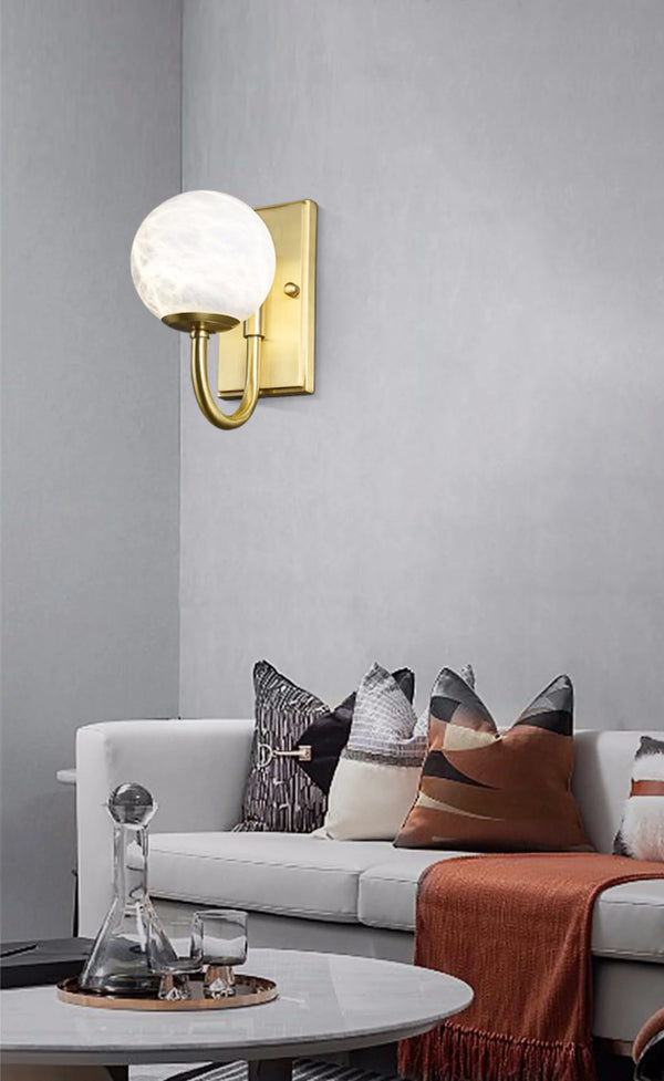 Modern Simple Alabaster Wall Lamp
