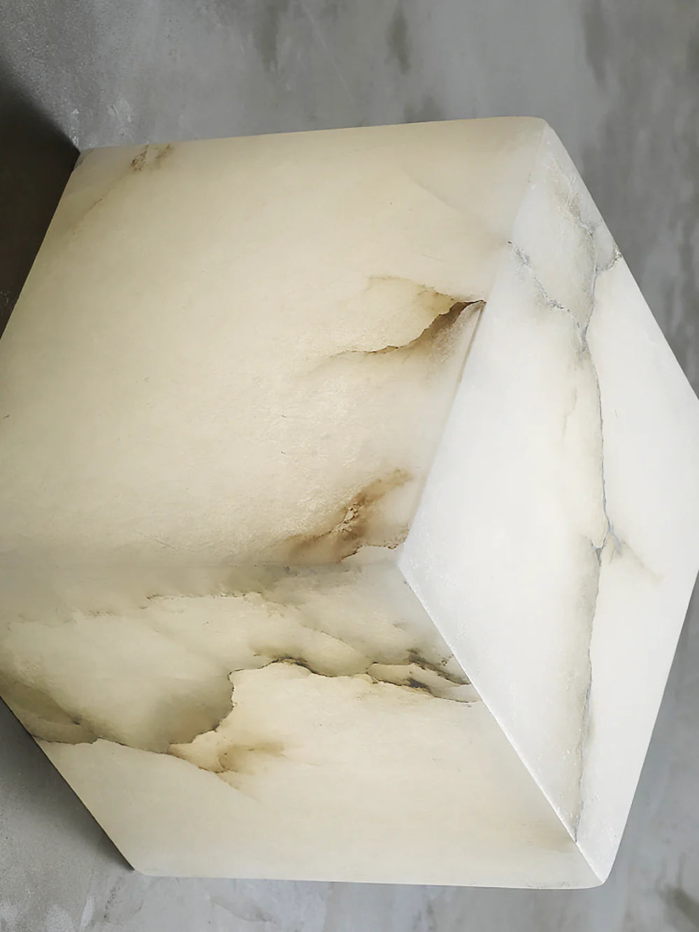 Modern Square Alabaster Wall Lamp
