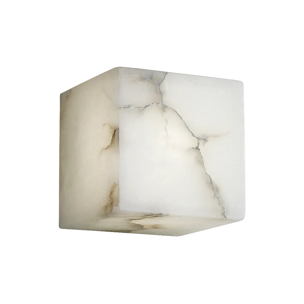 Modern Square Alabaster Wall Lamp