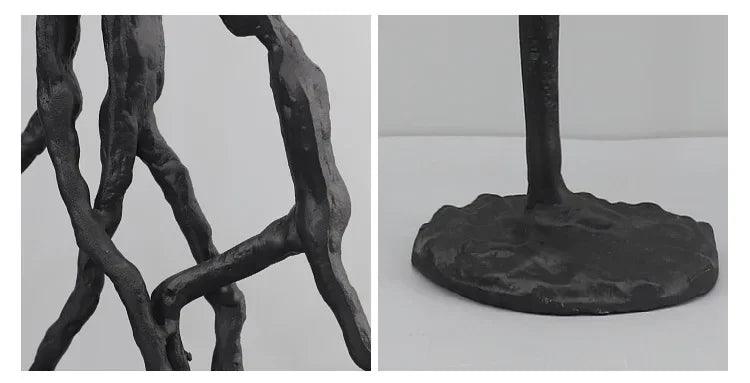 Modern Walking Human Figurines Sculpture