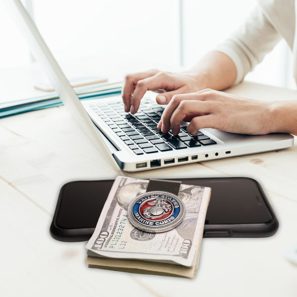 Donald Trump w/ Flag Money Clip
