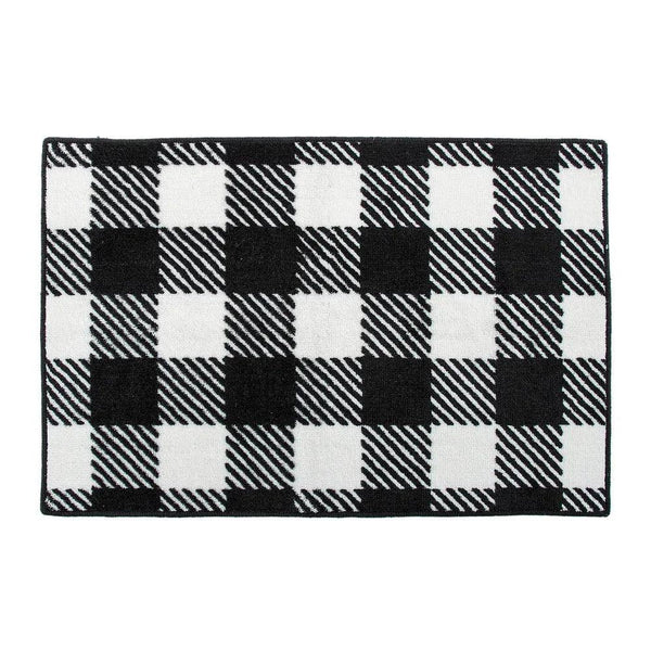 Monochrome Checkered Rug - Gifts for You 'n Me