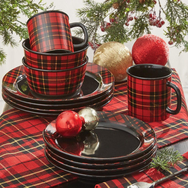 Montana Plaid Dinnerware Set - Gifts for You 'n Me
