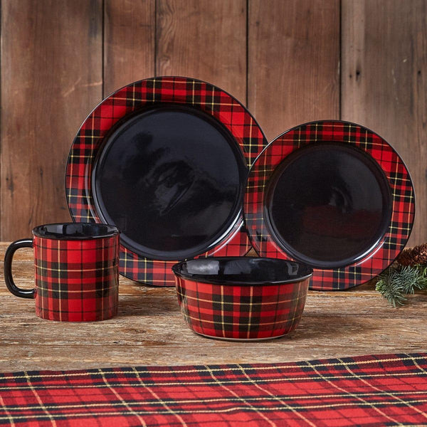 Montana Plaid Dinnerware Set - Gifts for You 'n Me