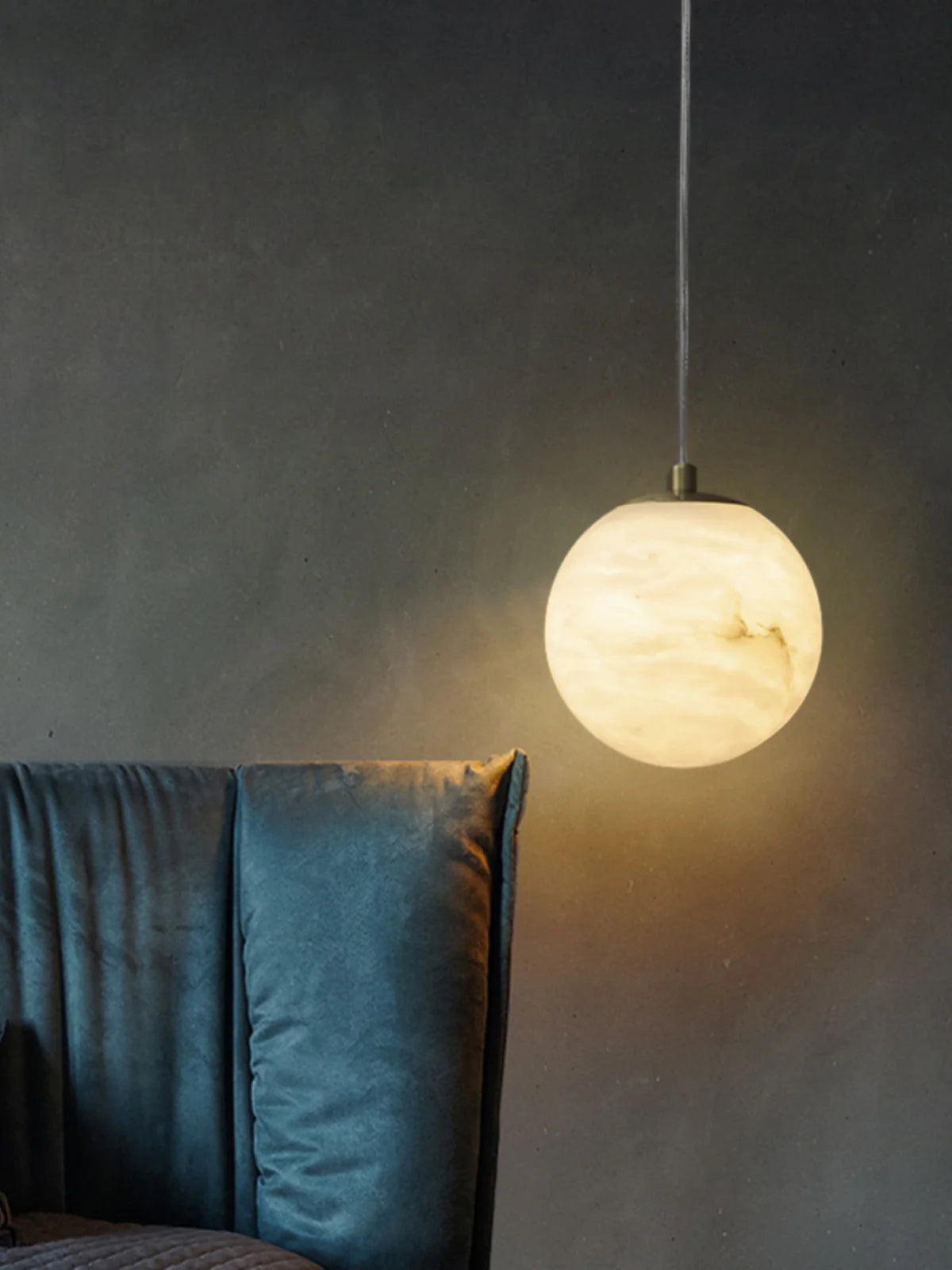 Moon Alabaster Pendant Lamp