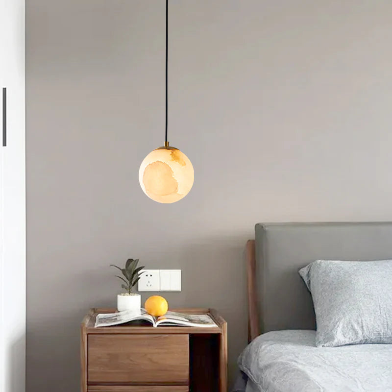 Moon Alabaster Pendant Lamp