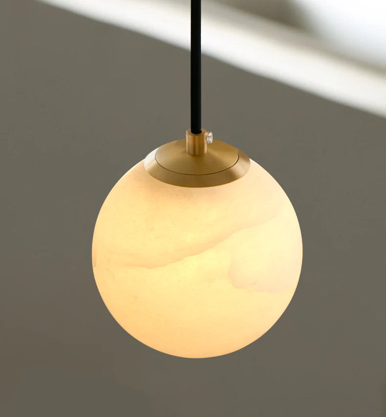 Moon Alabaster Pendant Lamp