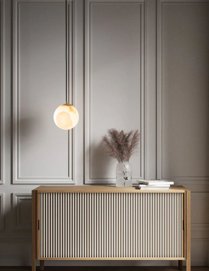 Moon Alabaster Pendant Lamp