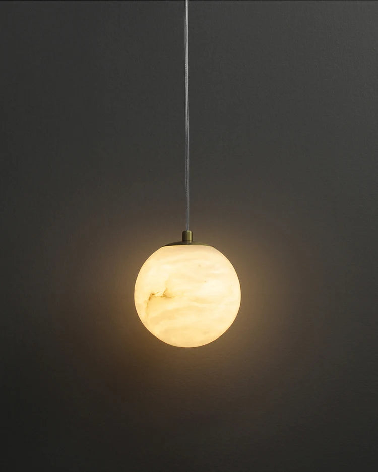 Moon Alabaster Pendant Lamp