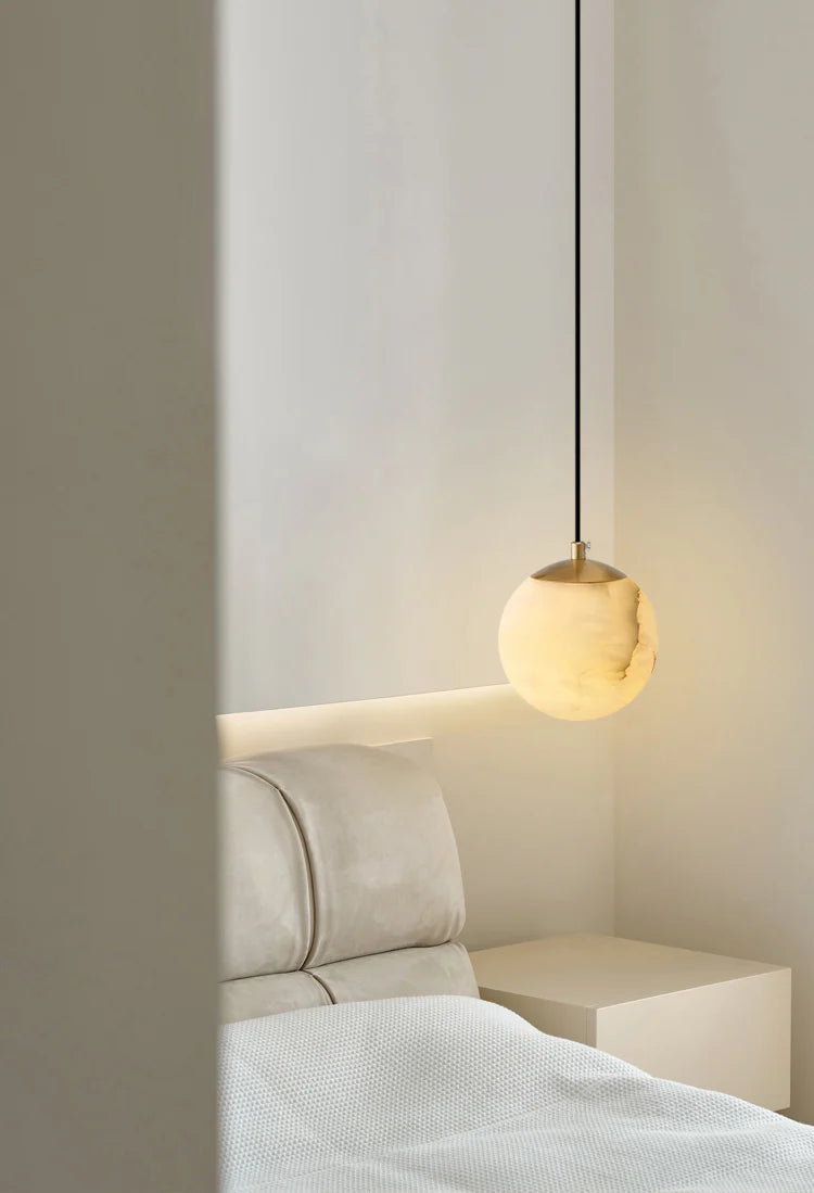 Moon Alabaster Pendant Lamp
