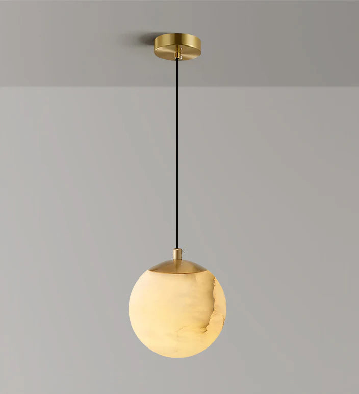 Moon Alabaster Pendant Lamp