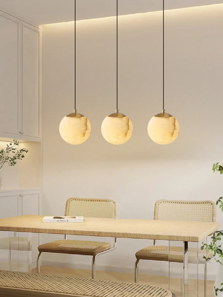 Moon Alabaster Pendant Lamp