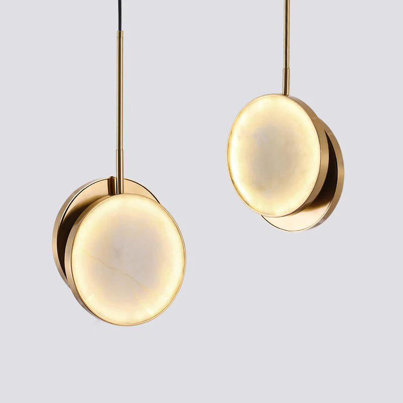 Moonshade Alabaster Pendant Light